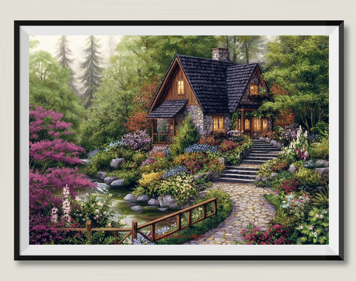 Cottage romantico grafici - cottage, 4