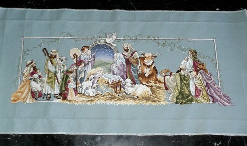 Schema punto croce presepe - punto,