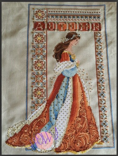 New cross stitch pattern lady - cross,