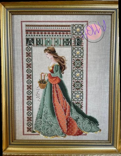 New cross stitch pattern lady - new,