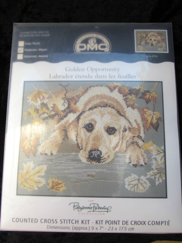 Kit punto croce dmc golden - punto,