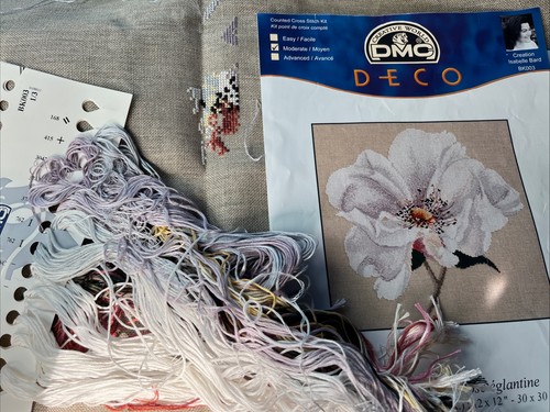 Kit punto croce wild - kit, rose"