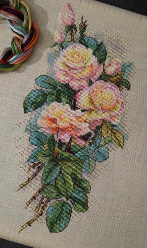 Cross stitch pattern vintage - cross,