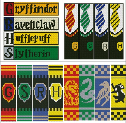 Set bookmarks harry potter - set, 16